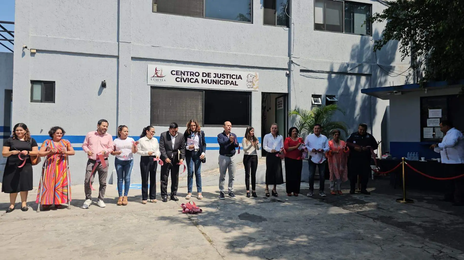 alcalde inaugura centro de justicia cívica-emmanuel ruiz